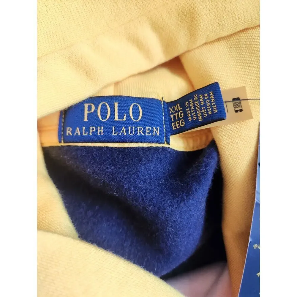 NWT Polo Ralph Lauren Polo Bear Colorblocked Fleece Hoodie SizeXXL #2G414